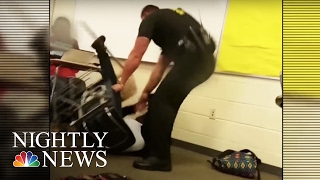 FBI to Investigate Video of Female Student BodySlammed by Cop  NBC Nightly News [upl. by Pressey111]