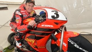 Honda TT Legends Joey Dunlop Tribute A Legend Honoured [upl. by Htabmas]