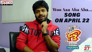 F3 Movie  Woo Aaa Aha Aha song Promo Tomorrow  Anil Ravipudi  Devi Sri Prasad [upl. by Aneerahs630]