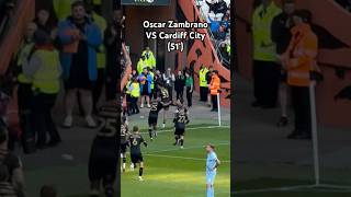 Reaction To Oscar Zambrano’s Goal VS Cardiff City shorts hcafc UTT zambrano reaction [upl. by Darrel338]