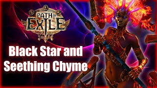 WHAT was I supposed to DO Fighting The Black Star and Seething Chyme  Path of Exile [upl. by Tnarg]