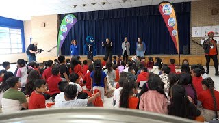 Atlanta News First hosts Books to Kids event at DeKalb County elementary [upl. by Letniuq]