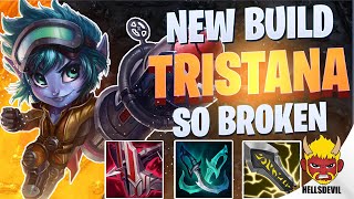 WILD RIFT  NEW BROKEN TRISTANA BUILD IN THE JUNGLE  Tristana Gameplay  Guide amp Build [upl. by Yllehs975]