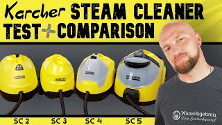 Karcher Steam Cleaner Comparison 2024 ► SC2 vs SC3 vs SC4 vs SC5 ✅ Reviews quotMade in Germanyquot [upl. by Ternan]