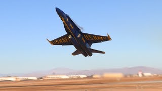 INCREDIBLE Blue Angel 6 LOW TRANSITION takeoff [upl. by Ettenal]