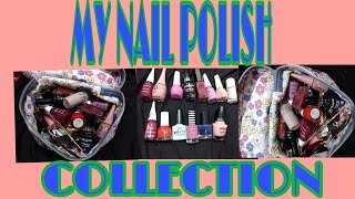 nailcolorcosmetics MY NAIL POLISH COLLECTION by eirah vlogs [upl. by Aztinay537]