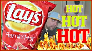 FLAMIN HOT LAYS® REVIEW  POTATO CHIP DAY [upl. by Odnuges]