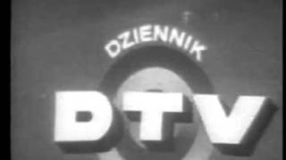 Czołówka Dziennika Telewizyjnego z pierwszej połowy lat 70tychfragment [upl. by Arfihs]