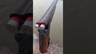 double barrel shotgun shotgun safetyfirst hunting safe [upl. by Dyoll838]