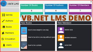 VBNet Project Tutorial  Create a Library Management System Using VBNet And MySQL   DEMO [upl. by Benetta]