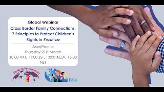 ISS Webinar on Equity in Permanency  AsiaPacific Session 2024 [upl. by Yrrot]