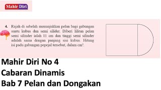 Mahir diri No 4  Cabaran Dinamis  Bab 7 Pelan dan dongakan  Matematik Tingkatan 3  Buku Teks [upl. by Azne639]