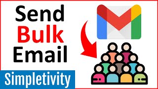 How to Send Bulk Emails in Gmail Mail Merge Tutorial [upl. by Etterual]