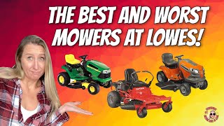 How to Choose the Best Mower and Avoid the Worst Lowes Mower Buyers Guide [upl. by Nyar]