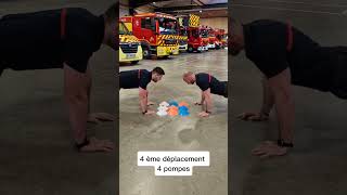 Morpompe ❌️✅️ 1 déplacement 1 pompe  2 déplacement 2 pompes  strike pompier firefighter [upl. by Ardeed]