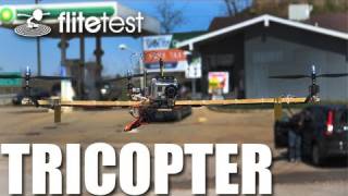 Flite Test  Tricopter  REVIEW [upl. by Geoff]