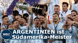 COPA AMERICA Argentinien gewinnt gegen Dauerrivalen Brasilien [upl. by Vories]