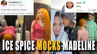 Ice Spice Throws Shade At Central Cees ExGirlfriend Madeline Drama Continues [upl. by Sweyn]