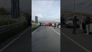 Grave incidente sulla Statale Sorrentina coinvolti numerosi veicoli traffico bloccato [upl. by Assirahc966]