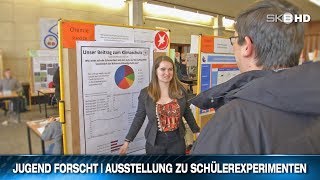 JUGEND FORSCHT  AUSSTELLUNG ZU SCHÜLEREXPERIMENTEN [upl. by Naeloj]