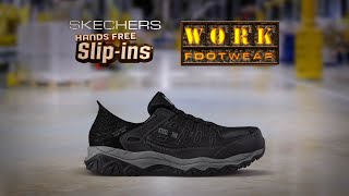 Skechers Work Safety Toe Hands Free Slipins® Commercial [upl. by Moersch259]