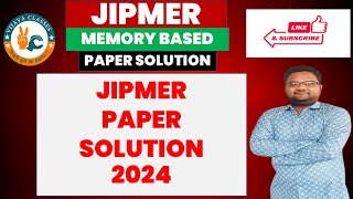 JIPMER Exam 2024 Complete PAPER Solution  Memory Based MCQs  Nursing Classes [upl. by Rabi477]