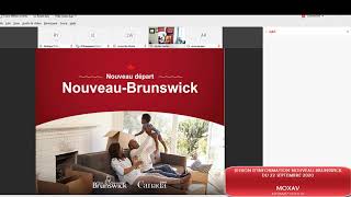 Session dinformation pour limmigration au NouveauBrunswick du 22 Septembre 2020  Replay [upl. by Munsey]