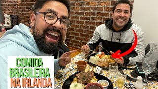 QUANTO CUSTA COMER EM RESTAURANTE BRASILEIRO EM DUBLIN NA IRLANDA [upl. by Howie]