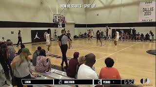 Jasper Johnson  Team Thad  2024 Nike EYBL Highlights [upl. by Neira]