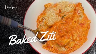 Baked Ziti Recipe [upl. by Beverie]