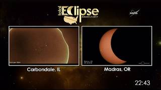 Transmisión desde NASA Eclipse Solar 2017 [upl. by Annairol766]