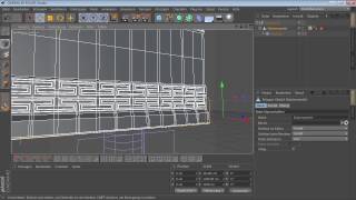 522 Modellieren mit Deformern  Anwendungsbeispiel Verzierte Säule C4DVideoTraining [upl. by Isahella]