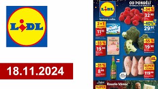 Lidl leták 18112024  akční leták [upl. by Meggi]