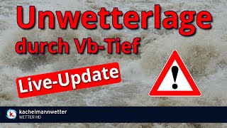 LIVENachmittagsUpdate ExtemNiederschläge und Hochwasser [upl. by Funch]