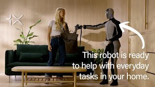 Introducing the 1X NEO Beta humanoid robot [upl. by Korey]