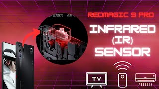 RedMagic 9 pro Infrared Sensor  IR Blaster  Remote Controller for TV Air conditioners [upl. by Lennej266]