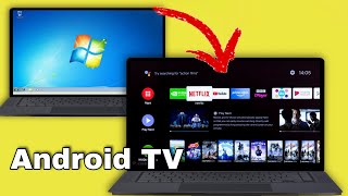 como instalar android tv en pc convierte cualquier pc en smart tv [upl. by Kellyn]