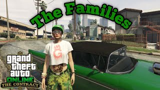 Aku masuk The Families dan serang gang lain di kota  GTA V Online The Cotract  Agency Mission [upl. by Essinger]