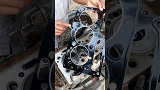 How To Install A Head Gasket Properly shorts shortvideo [upl. by Thgirw]