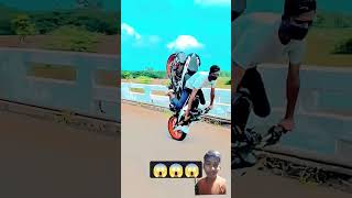 Ktm Duke crash 🩷😢 trending shortvideo viralvideo ktmduke [upl. by Nahor]