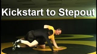 Whizzer Kickstart to Stepout  Cary Kolat Wrestling Moves [upl. by Syah]