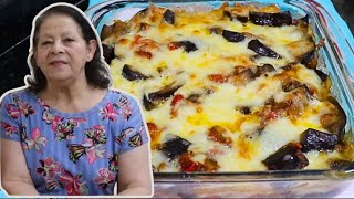 BERINJELA AO FORNO  RECEITA SIMPLES COM POUCOS INGREDIENTES E SABOR É INCRÍVEL  Divinas Receitas [upl. by Anitsirt]