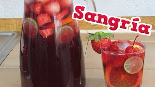 Deliciosa Sangria Hecha en Casa  Una Bebida Dulce y Refrescante [upl. by Eerot]