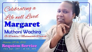 PT1  Margaret Muthoni Wachira Requiem Service  St Angela Kiriaini Girls High School Pt 1 [upl. by Leba]