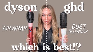 Dyson Airwrap vs ghd Duet Blowdry  Battle of the Blowdry Brushes [upl. by Krenn]