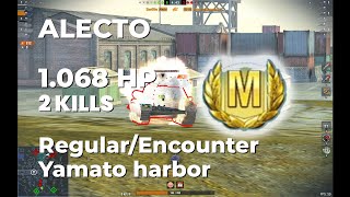 168th GUNNERS  ALECTO  11 K DMG  2 KILLS  ACE  Yamato Harbor  wotb wotblitz [upl. by Yasibit]