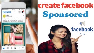 How To Create Facebook Sponsor Ad [upl. by Karub]