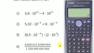 Notación Científica y Calculadora [upl. by Hpesoj771]