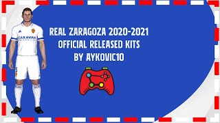 PES 2017Real Zaragoza 2021 Official Released Kitsby Aykovic10 [upl. by Atinauj]