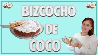 🥥 BIZCOCHO DE COCO 🥥 ESPONJOSO Y TIERNO  Recetas de Judith [upl. by Yelsna319]